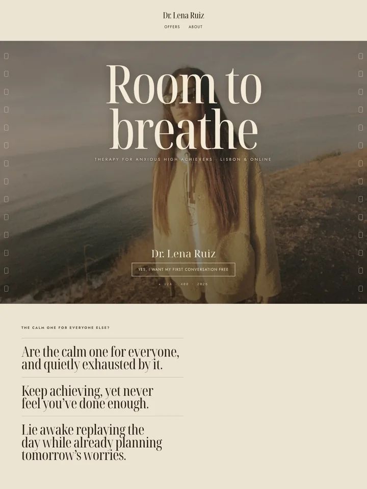 Concept website: film poster