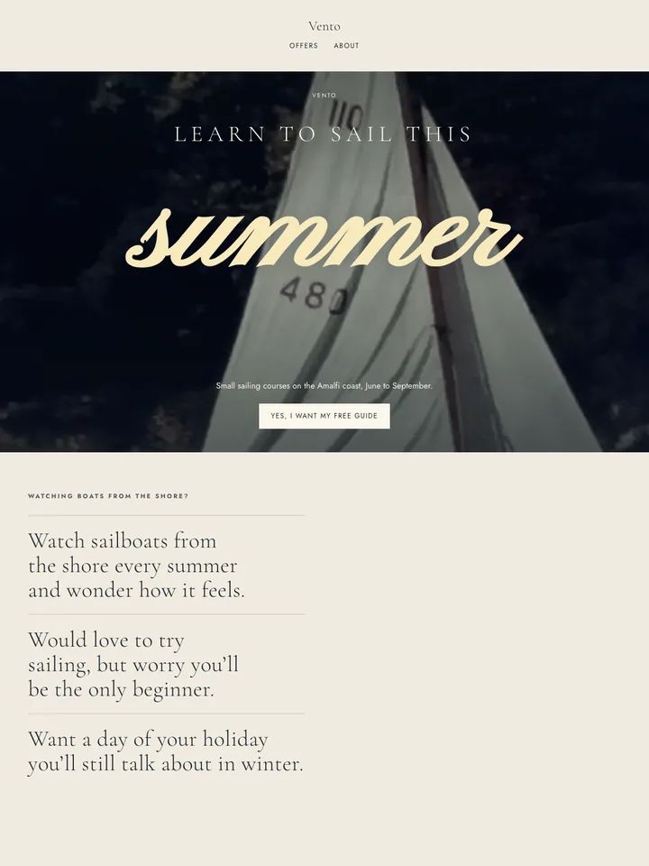 Concept website: riviera script