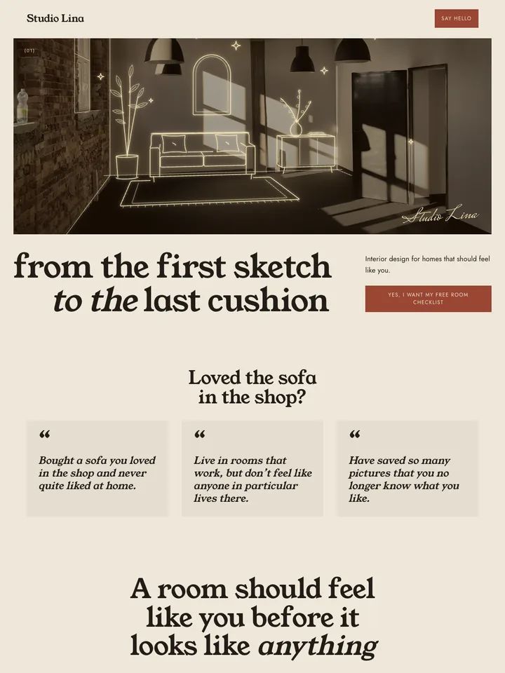 Concept website: sketchbook