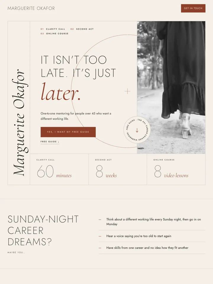 Concept website: the minimal